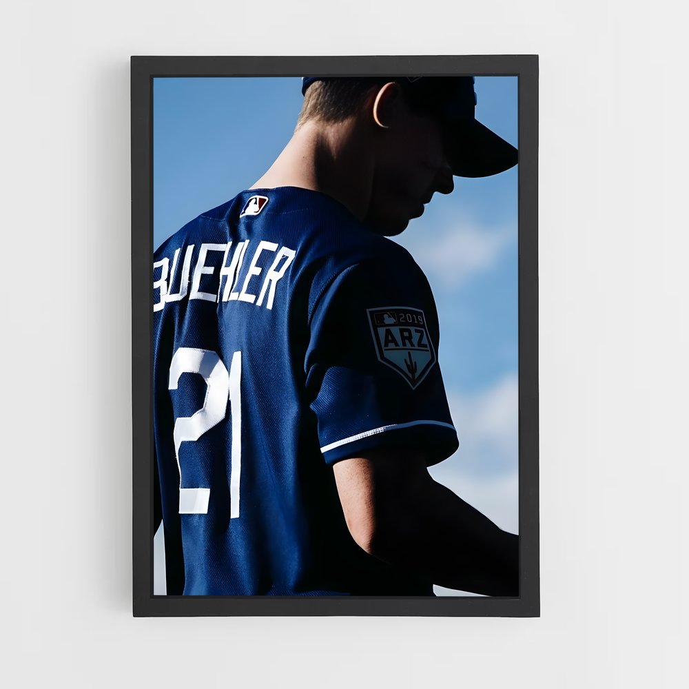 Poster Walker buehler – affiche Baseball (vue 2)